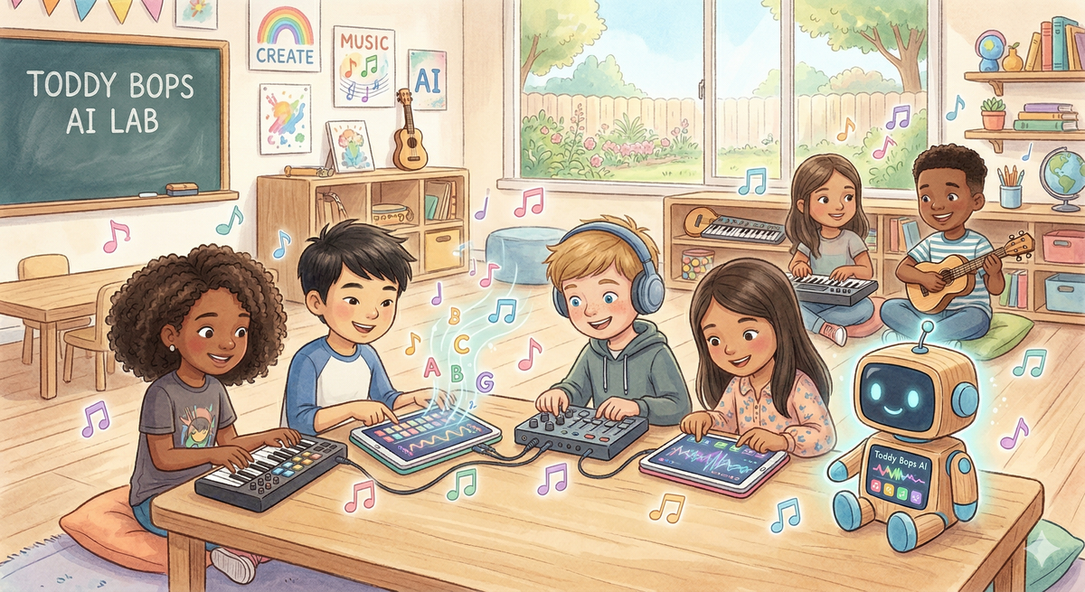 Technology should amplify creativity — not replace it. Kids creating music are building skills AI can’t replicate.